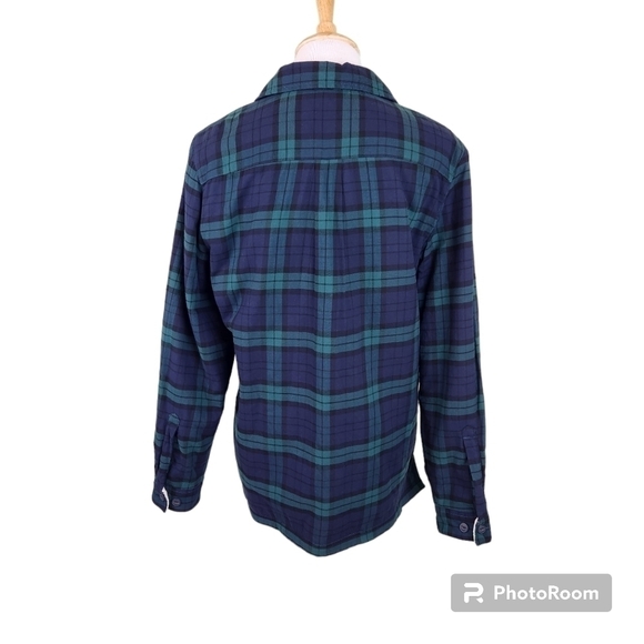 Women's LLBean Lined Flannel Shirt - Picture 2 of 6